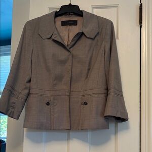 Elie Tahari Gray Women's Blazer and Skirt Suit